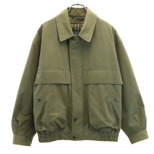 古着 Burberrys バーバリーズ 90s オールド 長袖 ブルゾン L オリーブ系 ジャケット 中綿ライナー付き メンズ 【中古】 古着 Burberrys バーバリーズ 90s オールド 長袖 ブルゾン L オリーブ系 ジャケット 中綿ライナー付き メンズ 【中古】