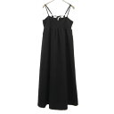 古着 Ray Beams レイビームス フクレ ジャガード キャミワンピース 0 ブラック レディース 【中古】