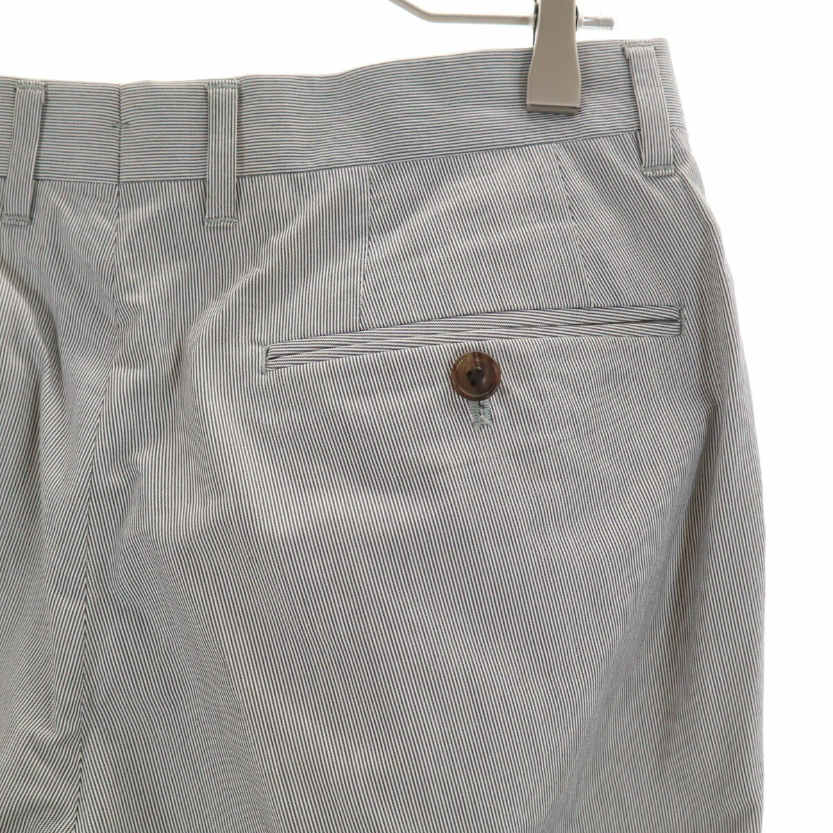 古着 PAUL SMITH COLLECTION ポールスミスコレクション 日本製 シルクブレンド ストライプ パンツ 80 グレー系 メンズ 【中古】