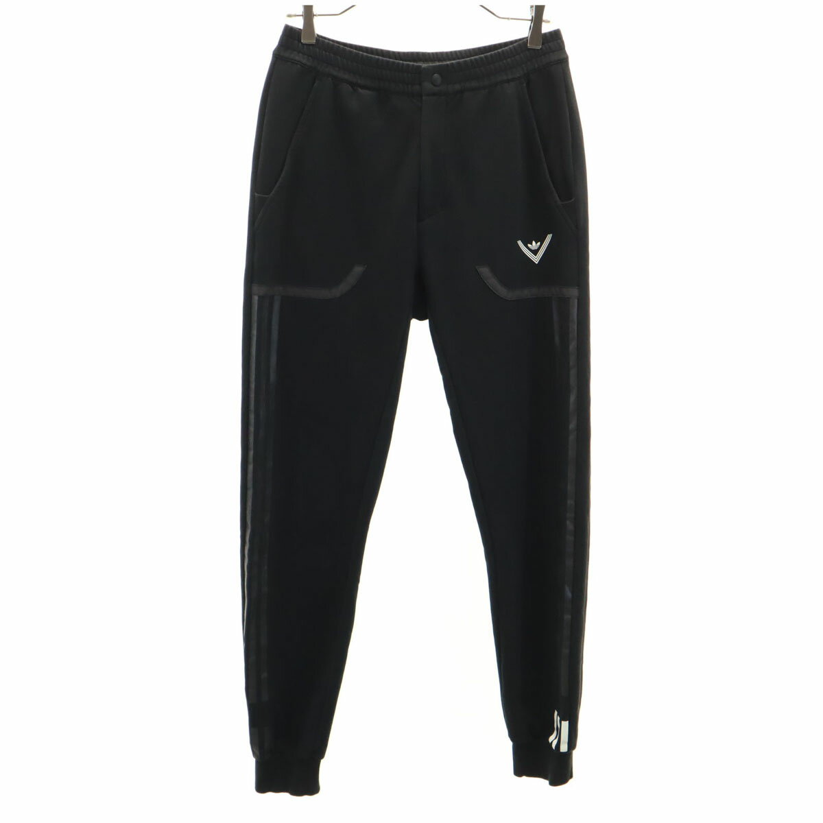 古着 adidas Originals アディダスオリジナルス ロングパンツ M ブラック メンズ 【中古】