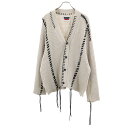 古着 MAISON SPECIAL メゾンスペシャル 長袖 鬼ワッフルクレイジーステッチ ニットカーディガン 1 ベージュ メンズ 【中古】|詳細画像