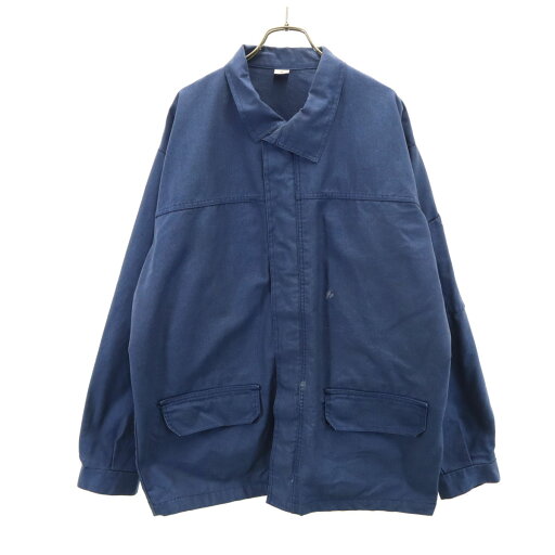 古着 BETRANCOURT ユーロ ワークジャケット 3 ブルー メンズ 【中古】 古着 BETRANCOURT ユーロ ワークジャケット 3 ブルー メンズ 【中古】