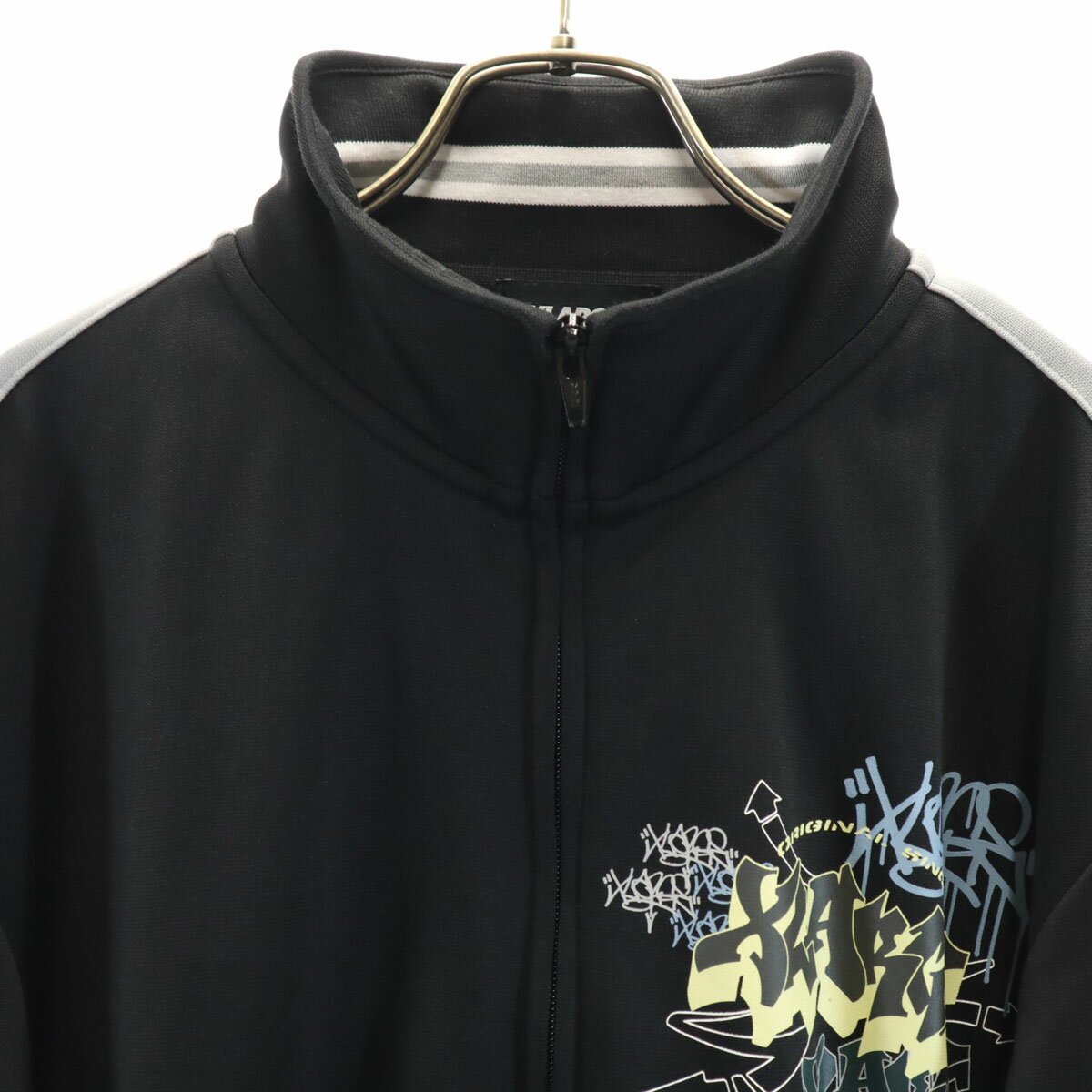 古着 XLARGE エクストララージ トラックジャケット M 黒 ジャージ メンズ 【中古】