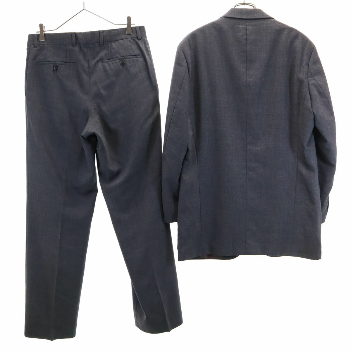 古着 BOSS HUGO BOSS ボスヒューゴボス スーツ 上下 セットアップ 38R チャコールグレー メンズ 【中古】