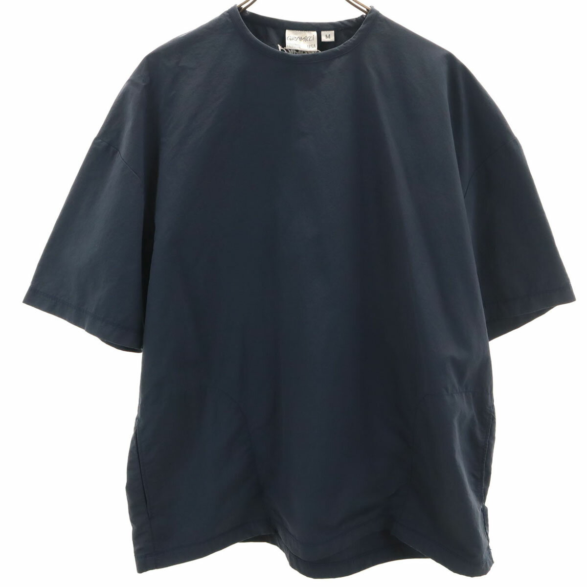 Rakuten - 古着 Gramicci グラミチ 半袖 キャンプ Tシャツ M ネイビー アウトドア メンズ 【中古】