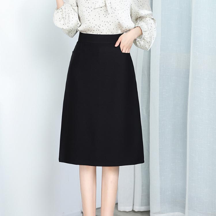 事務服 レディース スカート 63cm丈 膝丈...の紹介画像2