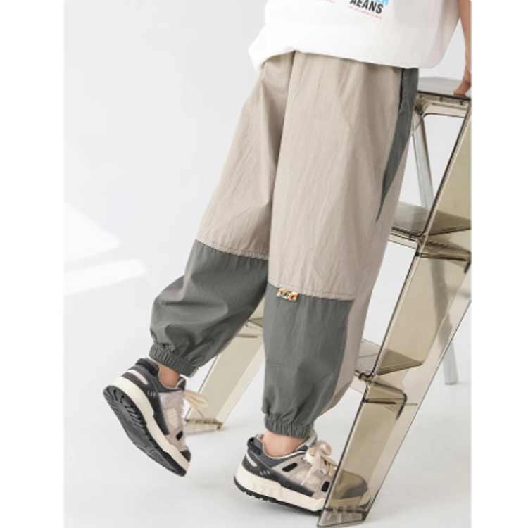 柔らかい 涼感 子ども服 ジョガーパンツ キッズ ロングパンツ 長ズボン 夏 ゆったり ジュニア 涼しい 120 男の子 ウエストゴム 夏服 小学生 中学生 110 薄手 130 140 150 160 春夏 子供服