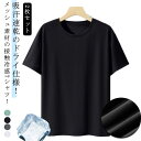 2枚セット メッシュTシャツ ドライTシャツ 無地 メンズ 軽い tシャツ 半袖 軽い 涼しい 接触冷感 サラサラ 吸汗速乾 スポーツウェア クルーネック トレ...