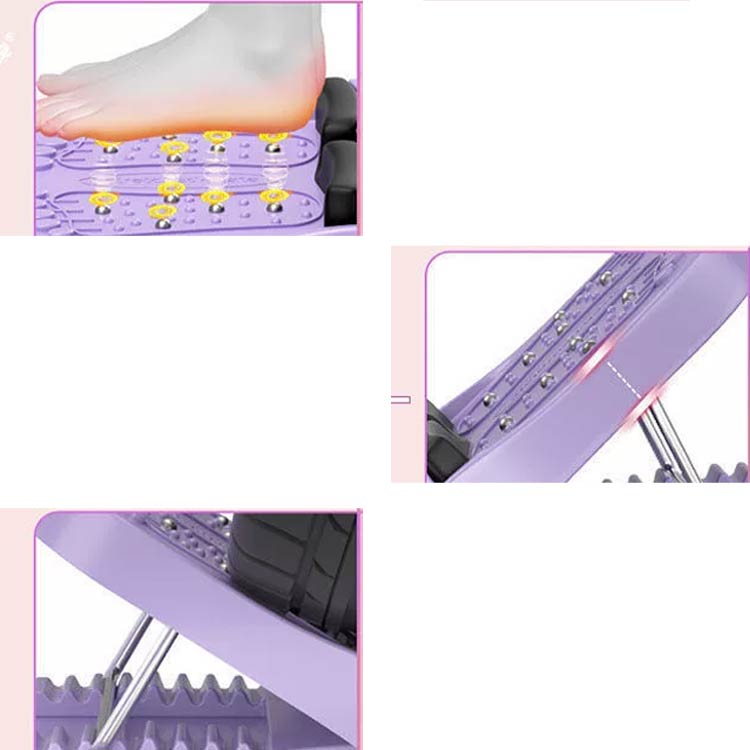 Bellissimaの健康器具 10段階調整 耐荷重500kg ストレッチングボード 腰 ストレス解消 ストレッチボード ふくらはぎ ふくらはぎ 転倒防止 ストレッチ器具 足踏み 足つぼ X脚 O脚 対策 運動 傾斜ボード 体幹 立仕事 自宅 健康 ストレッチ 筋トレ｜アングル3