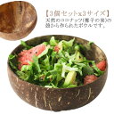 M L デザート 3個セット ご飯茶碗 ココナッツボウル S ココナッツのボウル 味噌汁椀 ライス カフェ 食器 おわん テイスト 食器 ココナッツボウル スー...