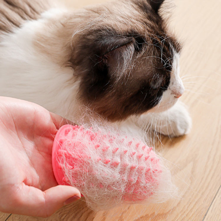 猫用ブラシ 抜け毛取り マッサージブラシ 猫用 痒み止めブラシ ペット用ブラシ 3個...