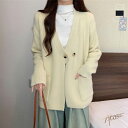 カーデ ニットカーディガン ロングカーディガン ロング マキシ ニット ロングカーデ アウター 無地 厚手 大きいサイズ モコモコ レディース ざっくり ルーズ リブ 長袖 ビッグ ドロップショルダー 長め 畦編み 大きいサイズ 秋 冬 羽織