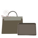 バッグインバッグHermes Herbag 対応 ナイロン 軽量 自立 チャック付き 小さめ 大きめ バッグの中 整理 整頓 通勤 旅行バッグ カスタマイズ 定制 BagCare