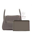 バッグインバッグHermes Lindy mini 対応 ナイロン 軽量 自立 チャック付き 小さめ 大きめ バッグの中 整理 整頓 通勤 旅行バッグ カスタマ...