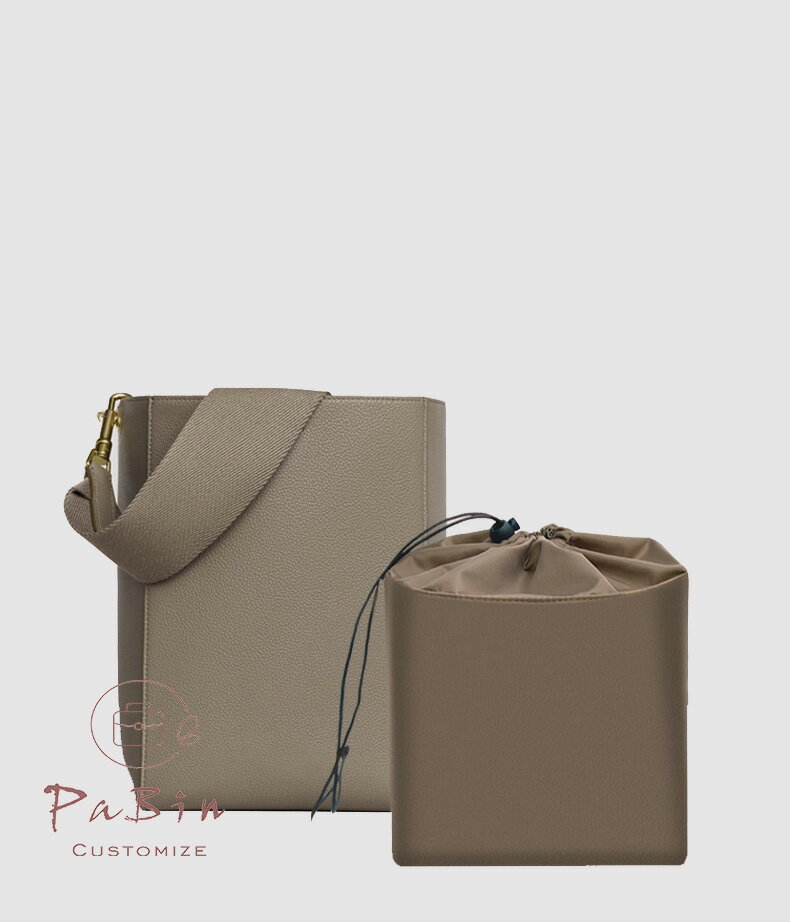 バッグインバッグceline sangle bucket 対応 ナイロン 軽量 自立 チャック付き 小さめ 大きめ バッグの中 整理 整頓 通勤 旅行バッグ カスタマイズ　定制