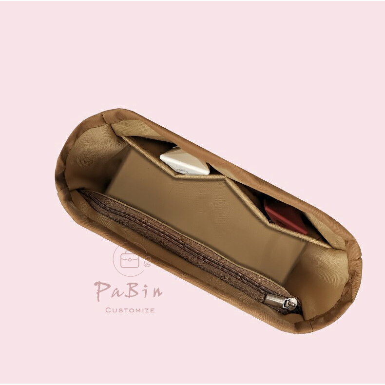 バッグインバッグ Prada Hobo対応 ナイロン 軽量 自立 チャック付き インナーバッ...