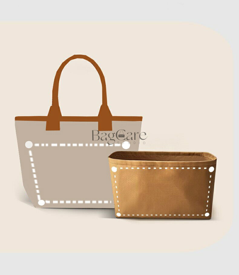 バッグインバッグ エルメス対応 Hermes steeple 25/28対応 ナイロン 軽量 自立 イ...
