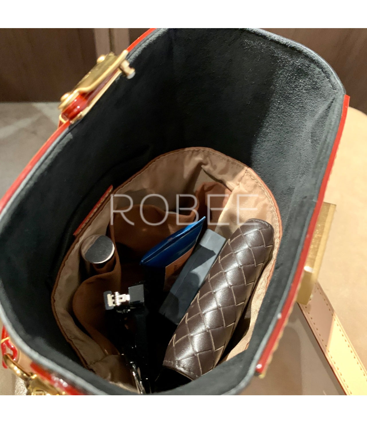 バッグインバッグ ルイヴィトン Lv Dufflel 対応 軽量 自立 インナーバッグ ナイロン チャック付き 小さめ 大きめ バッグの中 整理 整頓 通勤 旅行バッグ 防水 水洗可能 バッグ 内部 底 汚れ防止 BagCare bellperleshop-10000685 bellperleshop サンプル画像2