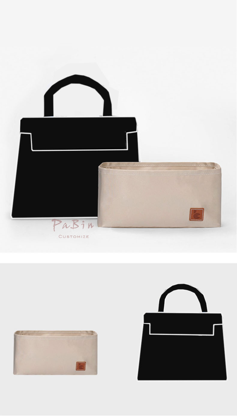 バッグインバッグ エルメス Hermes kelly 対応 インナーバッグ ナイロン 軽量 高級...