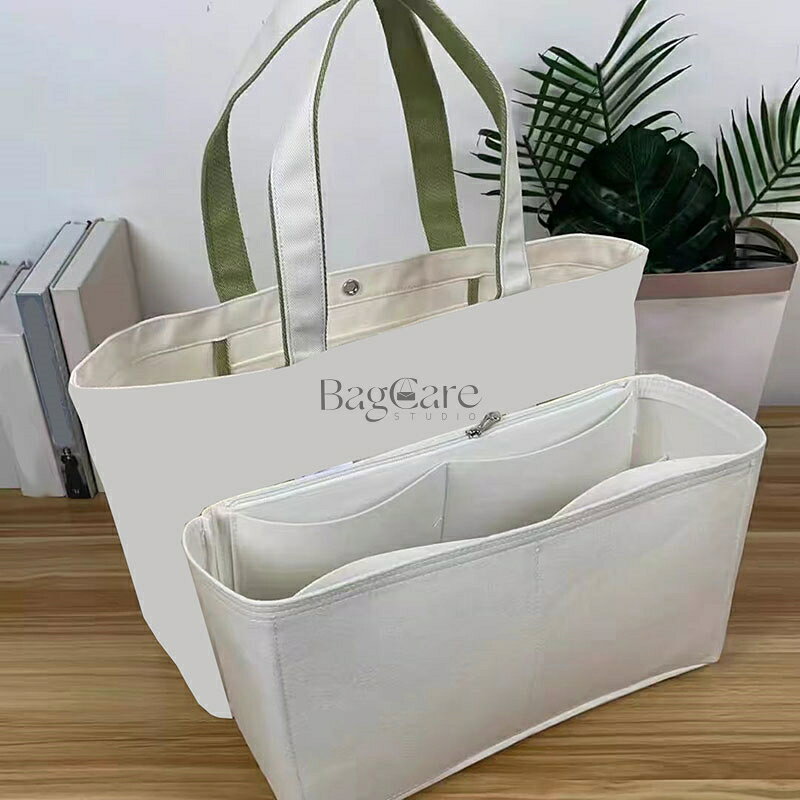 インナーバッグ lululemon 20L対応 防水タイプ トートバッグ対応 フェルト軽量 自立 バッグインバッグ 小さめ 大きめバッグの中 整理 整頓 通勤 旅行バッグ カスタマイズ バッグ 内部 底 汚れ防止 BagCare bellperleshop-10000956 bellperleshop サンプル画像3