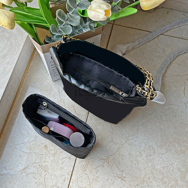 バッグインバッグ シャネル Chanel 22bag対応 ナイロン 軽量 自立 インナーバッグ ...