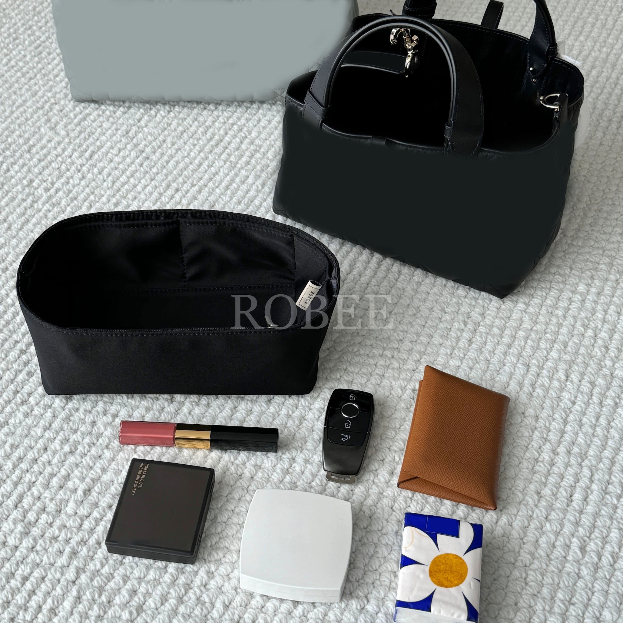 バッグインバッグ ディオール Dior Toujours対応 軽量 自立 インナーバッグ 小さめ...