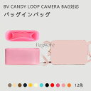 バッグインバッグ ボッテガヴェネタ CANDY LOOP CAMERA BAG対応 ナイロン 軽量 自立 BOTTEGA VENETA対応 チャック付き 小さめ...