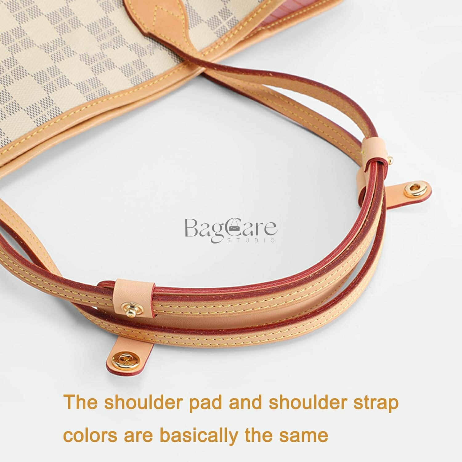 肩パッド ショルダーベルト滑り止め LV Neverfull/Coach City/Chanel 22bag対応 減...