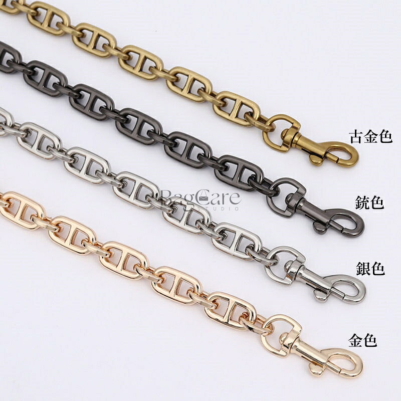 bellperleshopのCOACH交換用 チェーン ベルト ショルダーストラップ 軽い 肩掛けチェーン 金属 チェーンバッグ バッグ小物 調整 持ち手 ハンドル ファション 高品質 単品 レディース おしゃれ 簡単な取り付け 幅1cm BagCare｜アングル3