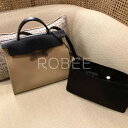 バッグインバッグ エルメスHermes Herbag 対応 軽量 自立 ナイロン チャック付き 小さめ 大きめ バッグの中 整理 整頓 通勤 旅行バッグ 防水 水洗可能 BagCare(4)