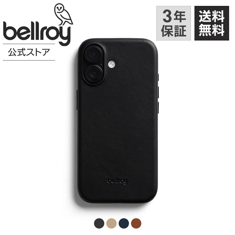 bellroy ベルロイ 公式ストア メーカー保証 ベルロイ スマホケース カード スマホケース カード収納 背面 スマートフォン スマホケース カード入れ iphone カードケース スマホケース 革 Phone Case - iPhone 17