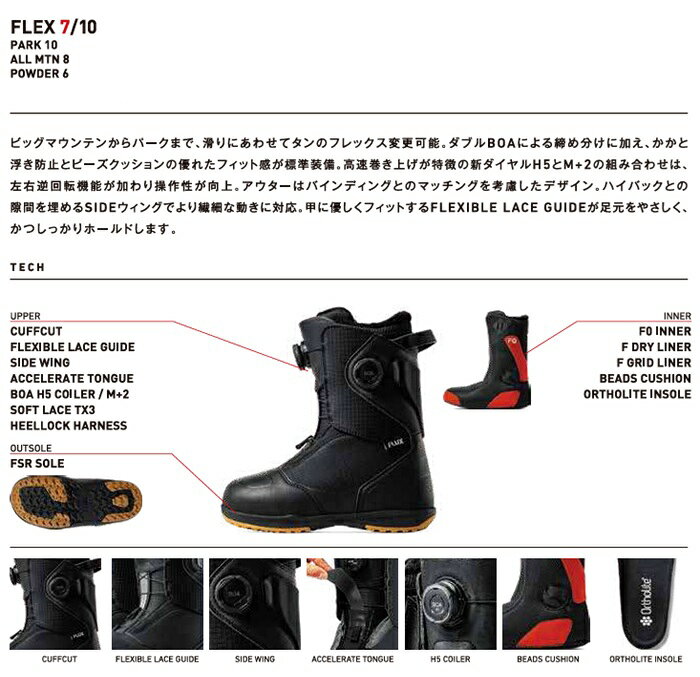 26-27 FLUX TB-BOA フラックス ブーツ スノーボード メンズ レディース 日本正規品