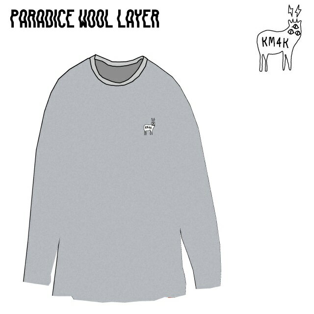 KM4K カモシカ PARADICE WOOL LAYER TOPS ウールレイヤー インナー