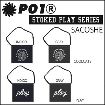 [最大3000円クーポン配布中] P01 プレイ X STOKED PLAY DENIM SACOSHE デニム サコッシュ PLAYDESIGN プレイデザイン