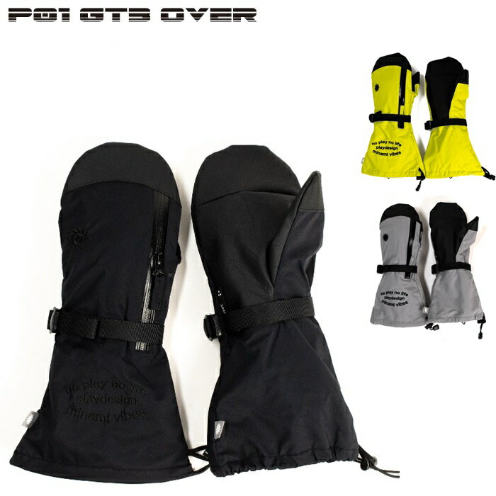 24-25 3REE スリー ミトン グローブ P01 GT3 OVER ジーティー3 オーバー スノーボード [インナーグローブ付き] プレイ プレイデザイン P01