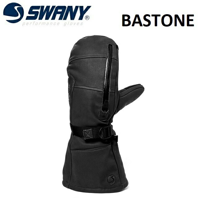 24-25 SWANY BASTONE スワニー グローブ オーバー ミトン スノーボード  BK