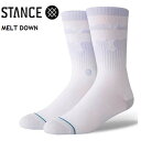 STANCE SOCKS X^X \bNX MELT DOWN CLASSIC NVbN C Y