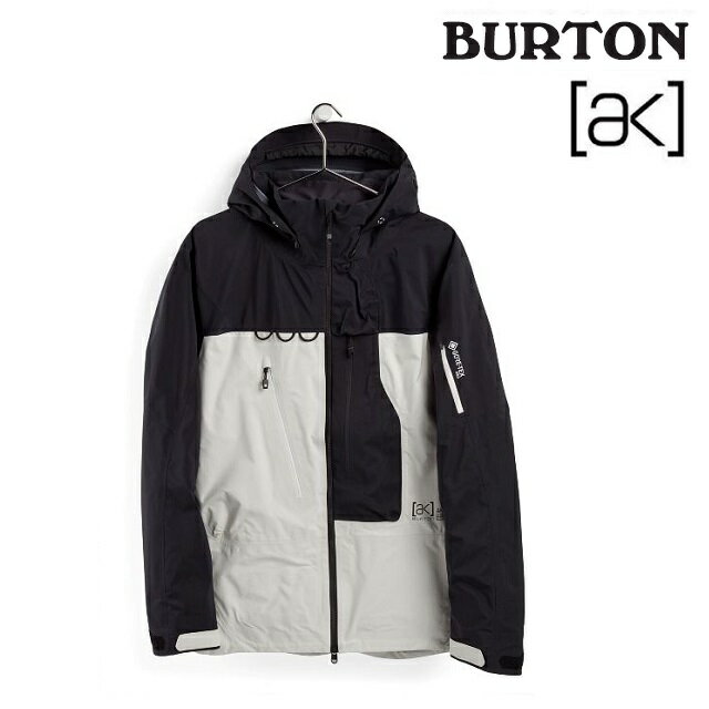 20-21 BURTON AK JAPAN GORE-TEX 3L PRO GUIDE JACKET バートン ゴアテックス プロ ガイド ジャケット TRUE BLACK / WHITE MIST ウエア メンズ スノーボード 日本正規品