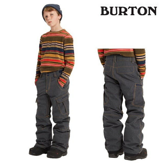 21-22 BURTON BOYS EXILE CARGO PANT バートン エグザイル カーゴ パンツ DENIM ウエア キッズ スノーボード 日本正規品