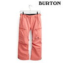 21-22 BURTON GIRLS ELITE CARGO PANT o[g G[g J[S pc GEORGIA PEACH EGA LbY Xm[{[h {Ki