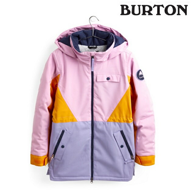 21-22 BURTON GIRLS KHIONE JACKET バートン キオーネ ジャケット ORCHID BOUQUET / FOXGLOVE VIOLET / CADMIUM YELLOW ウエア キッズ スノーボード 日本正規品