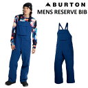 25-26 BURTON RESERVE BIB PANT バートン リサーブ ビブ パンツ NIGHTFALL ウエア メンズ スノーボード 日本正規品