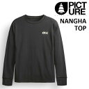 24-25 PICTURE ピクチャー NANGHA TOP インナー BLACK メンズ スノーボード 平間和徳 ラマ先生