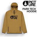 24-25 PICTURE ピクチャー PARK TECH HOODIE インナー BROWN SUGAR メンズ スノーボード 平間和徳 ラマ先生