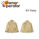 23-24 OWNER OPERATOR 93 PARKA JACKET オーナー オペレーター ジャケット BEIGE ウェア メンズ スノーボード