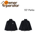 23-24 OWNER OPERATOR 93 PARKA JACKET オーナー オペレーター ジャケット BLACK ウェア メンズ スノーボード