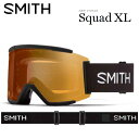 24-25 SMITH X~X SQUAD XL XJbh GbNXG BLACK / CP PRO PHOTOCHROMIC GOLD MIRROR N}|bvY PRO S[O Xm[{[h WptBbg {Ki