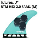FUTURESFINSフューチャーフィンRTMHEX2.0FAM1TEAL/NAVY[MEDIUM]スラスタートライフィンサーフボードフィンショートボード日本正規品