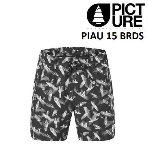 PICTURE ピクチャー PIAU 15 BRDS ショートパンツ ボードショーツ サーフトランクス 水着 メンズ PICTURE ピクチャー PIAU 15 BRDS ショートパンツ ボードショーツ サーフトランクス 水着 メンズ