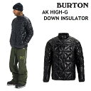 BURTON MENS AK HIGH-G DOWN INSULATOR o[g Y Ci[ TRUE BLACK Xm[{[h {Ki